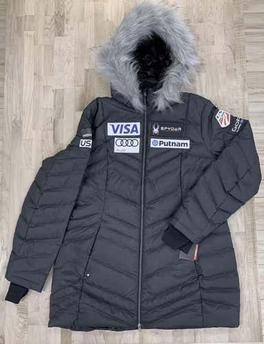 NEW 2017 US SKI TEAM USST SPYDER WOMANS L DOWN  JACKET