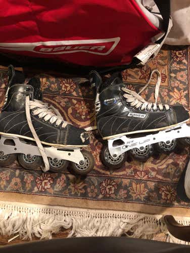 Black Bauer Elite Roller Blades