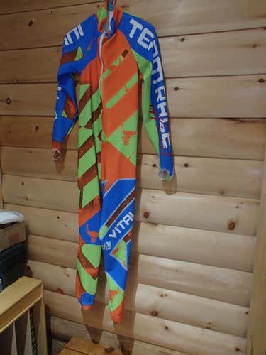 used VITALINI SPEED SUIT kids JUNIOR ski race similar fit to KARBON youth LARGE