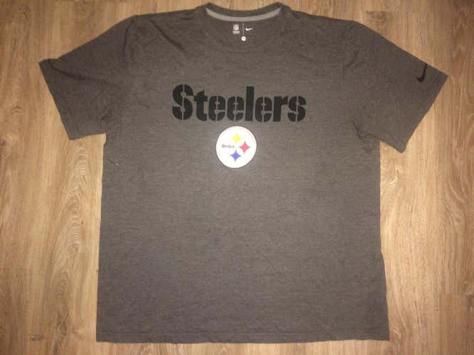 (XXL) New Nike Pittsburgh Steelers Team Apparel T-Shirt