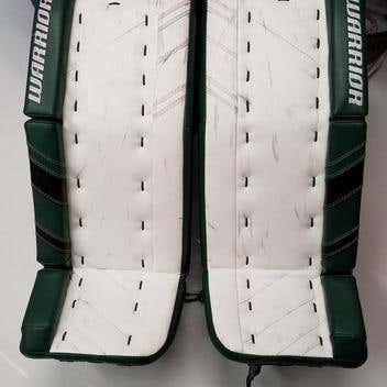 Warrior Ritual G3 Goalie Leg Pads Senior 32 +1.5", White and Green