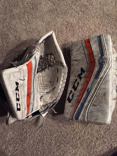 CCM Premier R1.9 Goalie Glove & Blocker Set Regular Intermediate