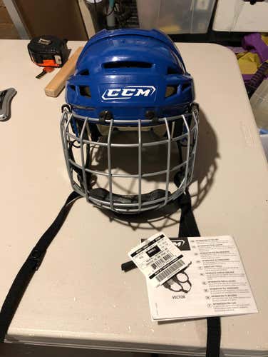 CCM V08 Helmet Combo Sr S. New With Tags (Expired Stickers)