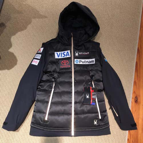 US SKI TEAM Black Jacket Size 12