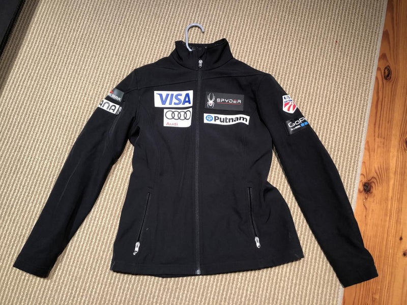 US SKI TEAM BLACK SHELL JACKET