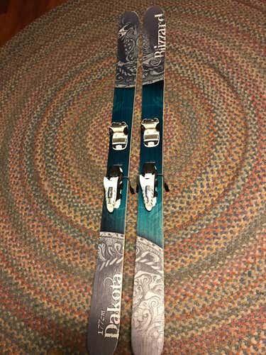 Blizzard  Dakota Skis, 177cm (108mm at the waist) with Griffon 13.0 bindings