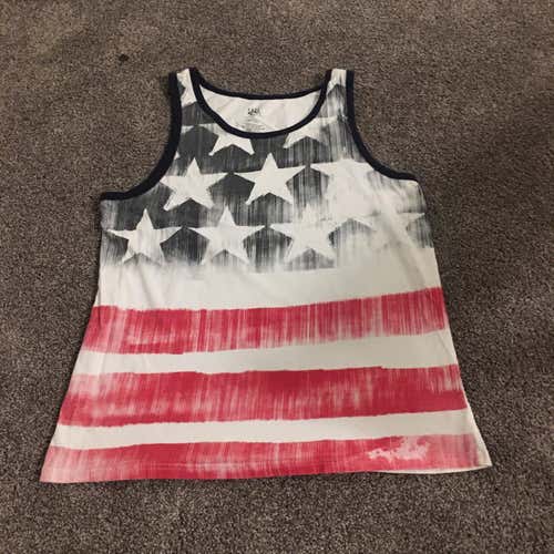 Rock & Republic Loose Fit Red/White/Blue Tank Top