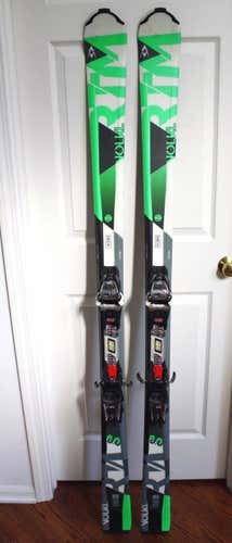 VOLKL RTM 8.0 SKIS SIZE 172 CM WITH MARKER BINDINGS