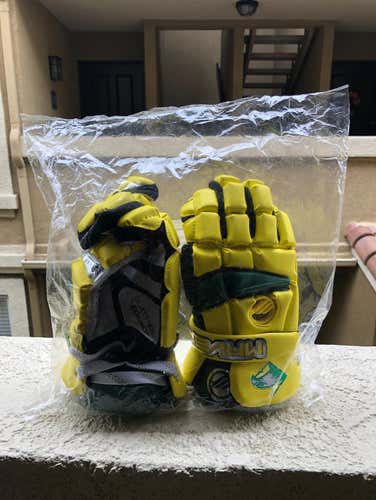 Brand New Maverik M3 Gloves Size 13 Yellow / Green 2 Pairs Available