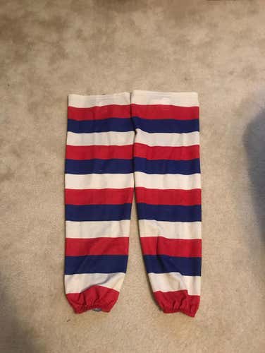 2017 U.S. NTDP U-18 - Military Appreciation Game-Worn Socks - Worn on Mar. 3 and/or Mar. 4