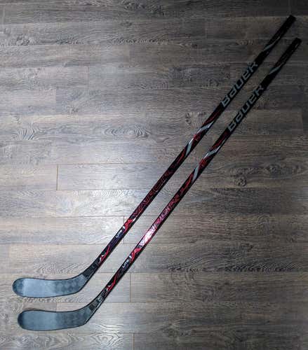 2 PACK Lightly Used PRO STOCK Bauer Vapor ADV 95 Flex P28