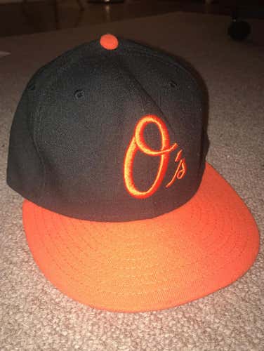 7 1/8” Orioles New Era Flat-Brim Fitted