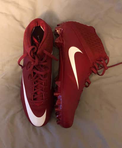 Brand New Nike Vapor Speed Cleats- High- Maroon!