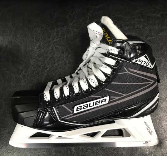 New Bauer S170 Supreme Goal Skate Size 7.5
