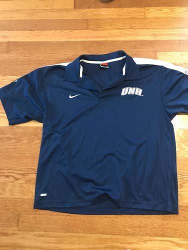 University Of New Hampshire Hockey Large Nike Golf Shirt