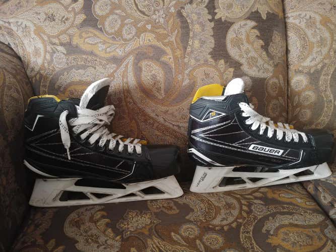 Bauer Supreme 1S Goalie Skates Senior Size 9