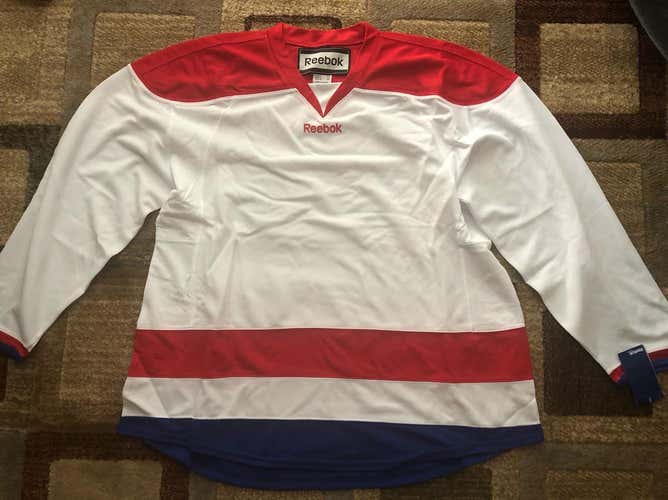 Washington Sr. Reebok Gamewear Wht, XXL