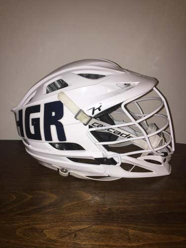 Like New White Cascade R Helmet