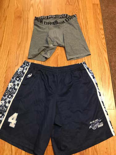 FLG Lacrosse Shorts With  Compression Shorts Bundle