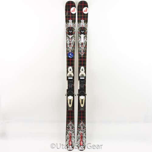 176 Roxy Helter Skelter Women's Skis 09/10 Roxy NX10 Bindings All-Mountain Tw...