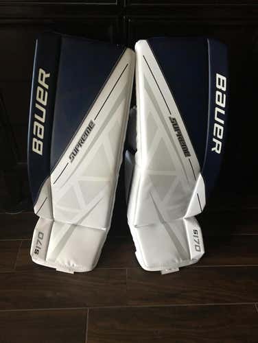 Bauer Supreme s170 Goalie Pads Size L Brand New!