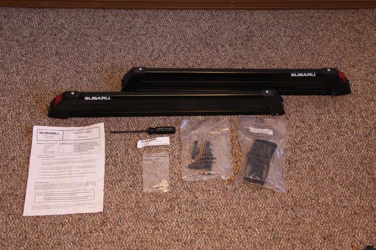 NEW Genuine Subaru Aerobars Roof Rack with Keys and Locks and Tool