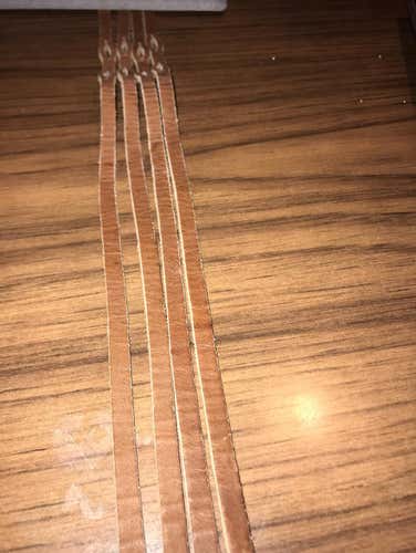 Unused Leathers. GREAT TO LEARN TO STRING TRADITIONAL