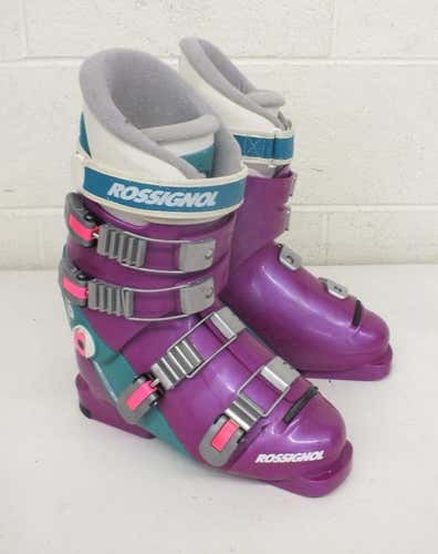 Vintage 1980s Rossignol R800 Concept Downhill Ski Boots US Women's 7.5 MDP 24.5