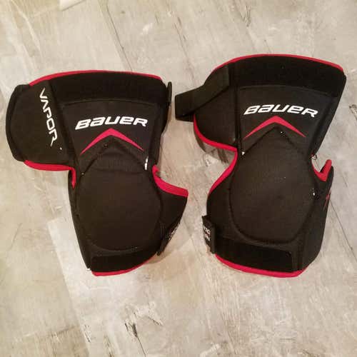 BAUER ICE ROLLER HOCKEY GOALIE KNEE PADS GUARDS SENIOR