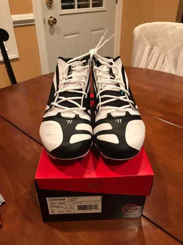 New Warrior Lacrosse Cleats Size 11.5 Mens