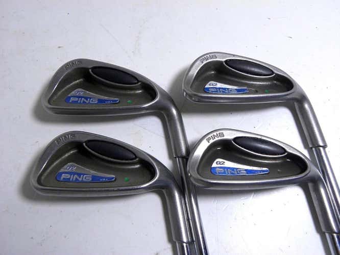 Ping G2 Irons 6-9 RH Steel Shaft +1" Green Dot Pre Owned