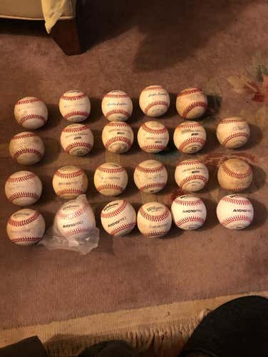 23 Mixed Baseballs For Sale Great Shape Some New