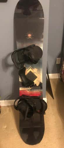2018 Salomon Pulse Snowboard With Burton Custom Bindings