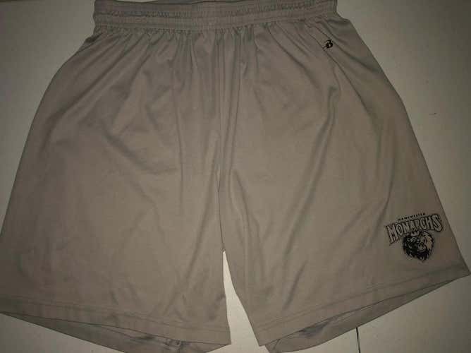 Manchester Monarchs AHL Training Gym Shorts, Size Large, LA Kings Affiliate