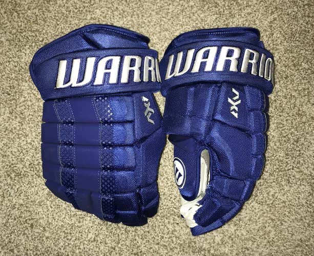 Warrior Hockey Gloves AX1 PRO 14” Blue
