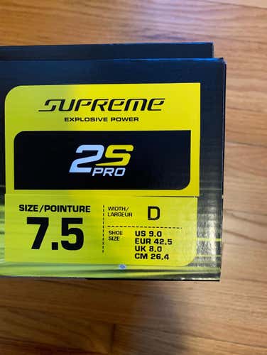 FS: Bauer 2S Pro, 7.5D, Brand-New In Box