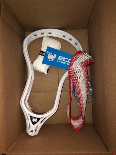 East Coast Dyes Rebel Lacrosse Head With Hero 2.0 Mesh And Strings