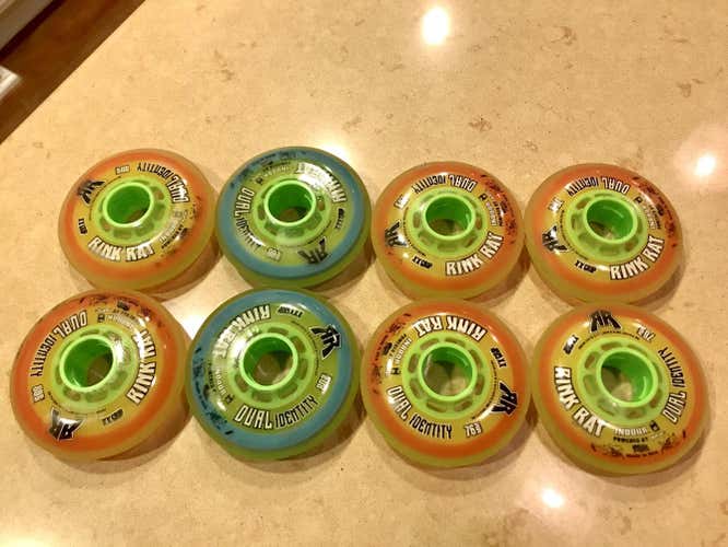 Rink Rat Dual Identity Inline Wheels - 8 Hours of skate
