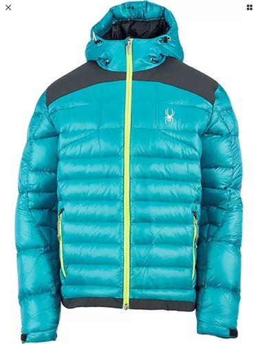 Spyder Bernese Down Hooded Jacket - Medium