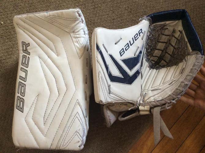 Bauer Goalie Glove & Blocker Regular Junior