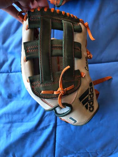 University Of Miami Adidas Outfield Glove