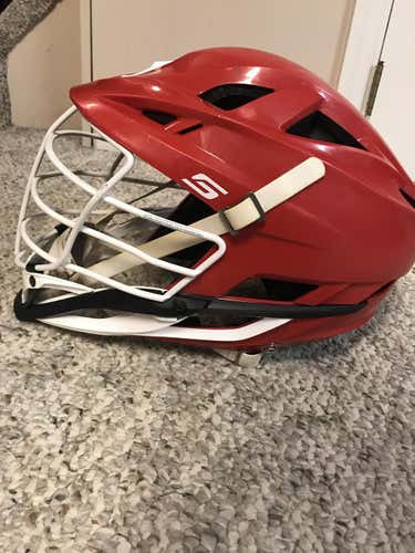 Gently Used Cascade S Helmet with White Cage
