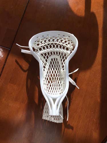 New Warrior Blade Pro Strung White Lacrosse Head FOGO