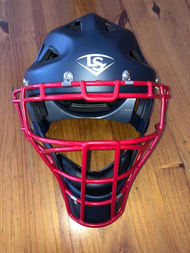 Navy/Red Louisville Slugger Catchers Helmet