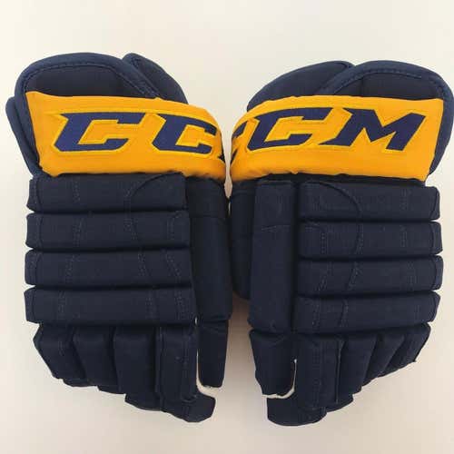 NEW! MIC CCM NASHVILLE PREDATORS NHL PRO STOCK HOCKEY GLOVES 14" PARENTEAU