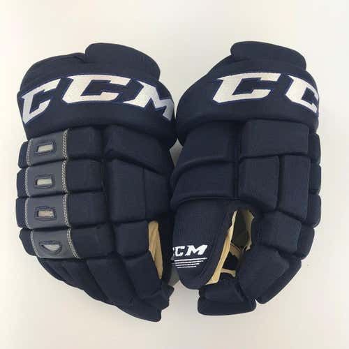 NEW! CCM HG4RRP FLORIDA PANTHERS NHL PRO STOCK HOCKEY GLOVES 14" TEAM NAVY 4ROLL