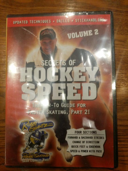 Robby Glantz Secrets of Hockey speed DVD. New
