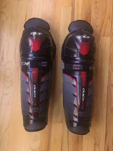 New CCM QuickLite Shin Pads Senior