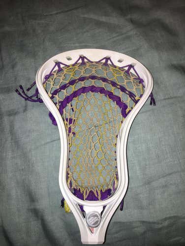 Purple And Yellow String King Semi Hard Mesh Maverick Tactic Head