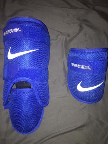 SELLING BOTH NIKE SHIN AND ELBOW GUARD- ROYAL